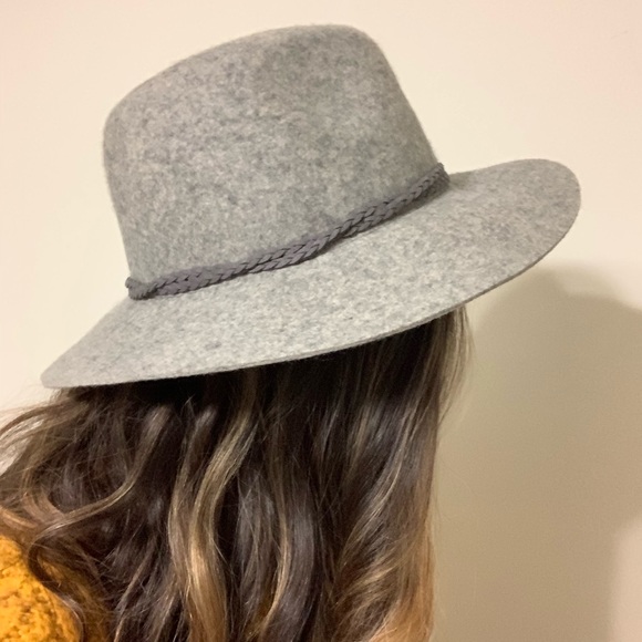 Gray Lucky Brand Wool Hat 